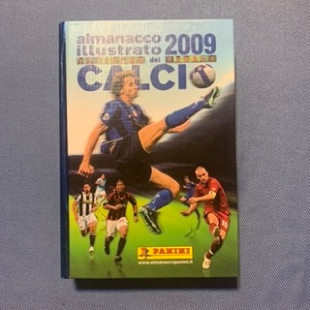 Almanacco Illustrato 2009 del Calcio from Panini Hardcover Italian Soccer Book